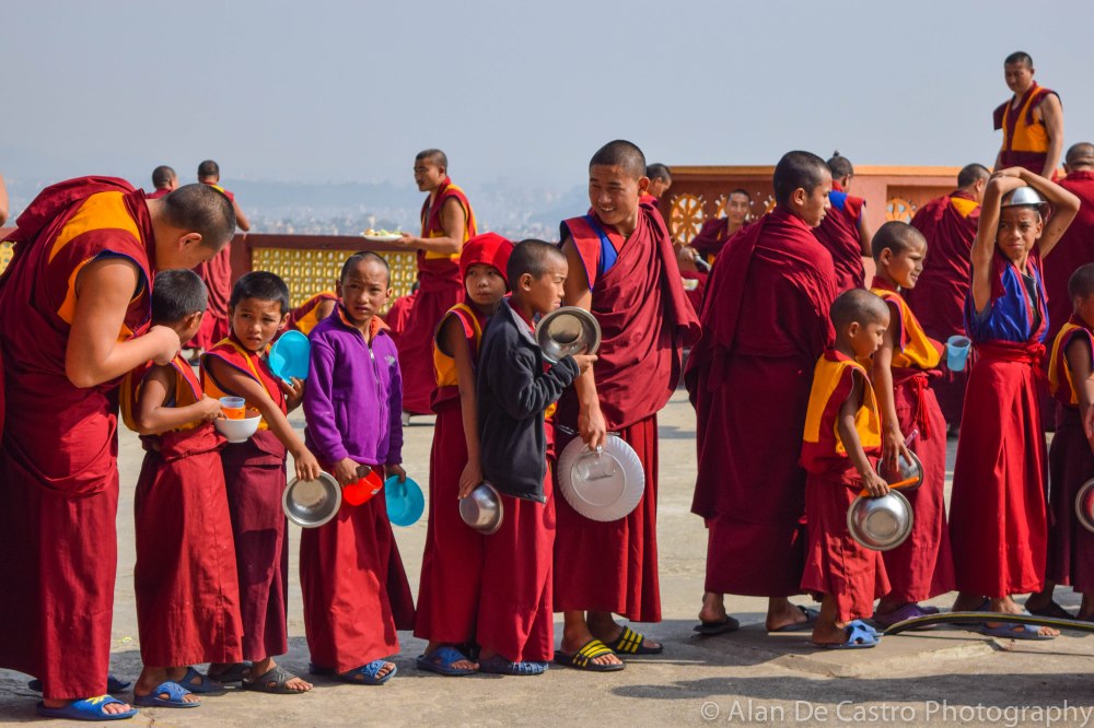 Rato-Gumpa Monastery Kathmandu, Nepal Monks